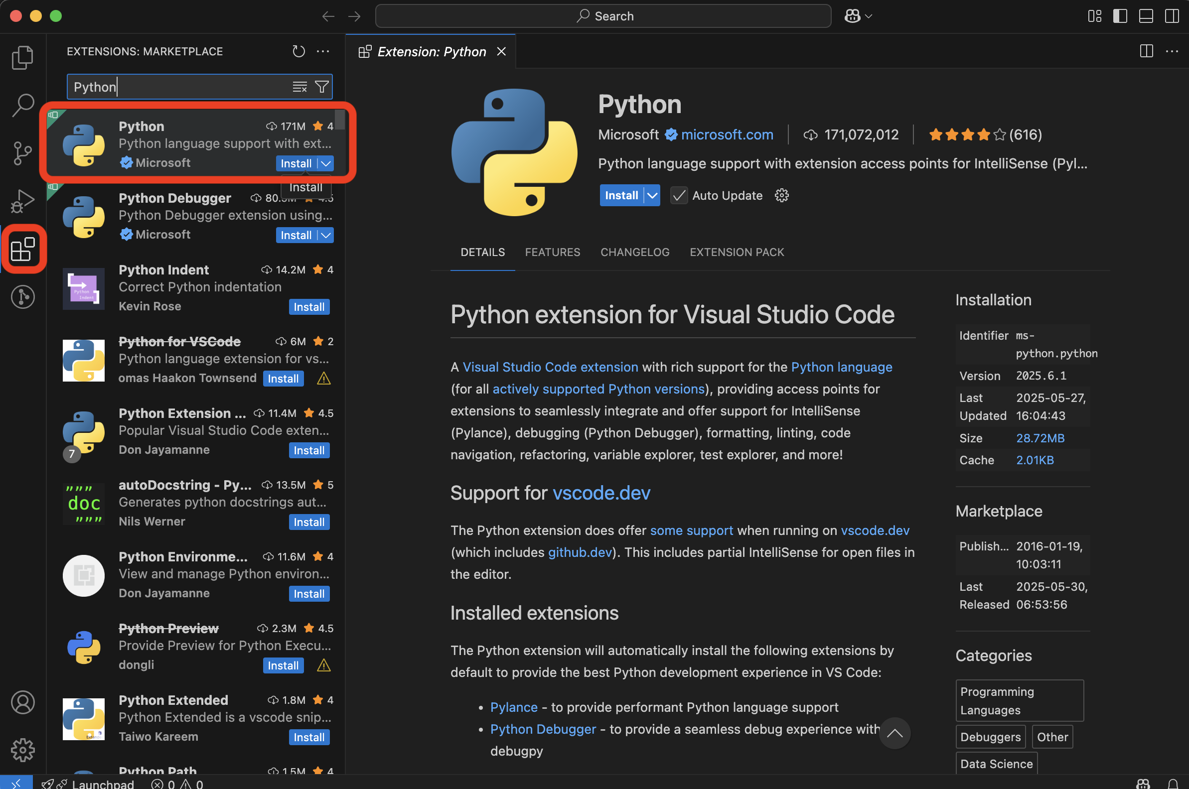 Python Extension