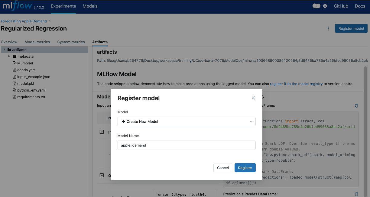 Register Model